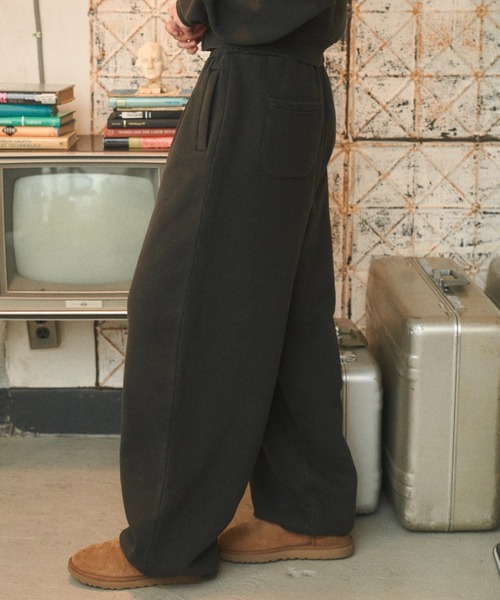 BENUA(ベヌア)の「ピグメントスウェットパンツ - Pigment sweat pants -(スウェットパンツ・レディース・ダークグレー/カーキ/ネイビー・MEDIUM/LARGE)」の20枚目の写真