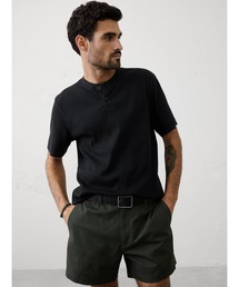 BANANA REPUBLIC FACTORY STORE スタンダードフィット ライトポインテールヘンリーTシャツ