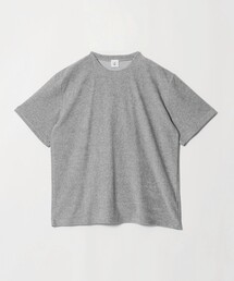 6(ROKU)＞コットンナイロン ショルダー ステッチ Tシャツ（Tシャツ
