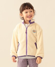 BEAMS mini | フリース ボア ジップ ブルゾン 2026FW(90~140cm)プチプラ 定番 人気 通園 通学(ブルゾン)