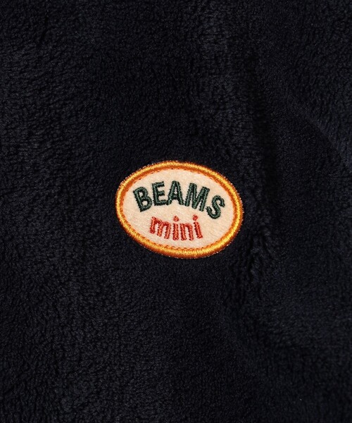 BEAMS mini(ビームスミニ)の「フリース ボア ジップ ブルゾン 2026FW(90~140cm)プチプラ 定番 人気 通園 通学(ブルゾン・キッズ・ホワイト系その他5/ネイビー・140/130/120/110/100/90)」の12枚目の写真