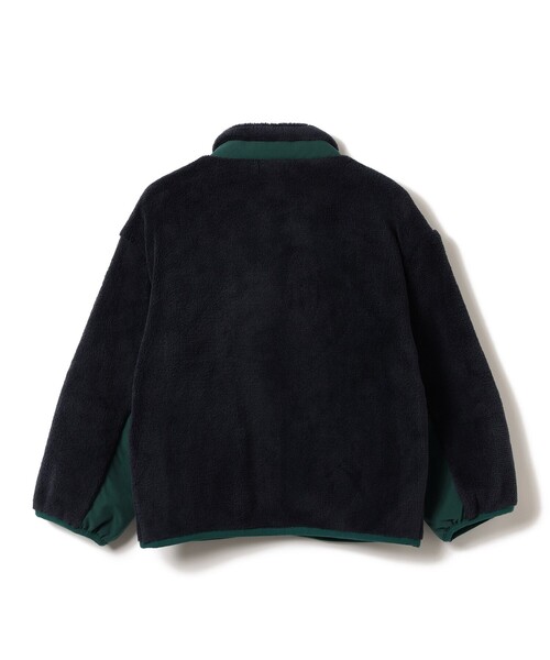 BEAMS mini(ビームスミニ)の「フリース ボア ジップ ブルゾン 2026FW(90~140cm)プチプラ 定番 人気 通園 通学(ブルゾン・キッズ・ホワイト系その他5/ネイビー・140/130/120/110/100/90)」の16枚目の写真