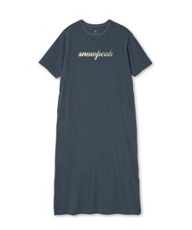 Snow Peak / Abstract Print Dress プリントTシャツワンピース