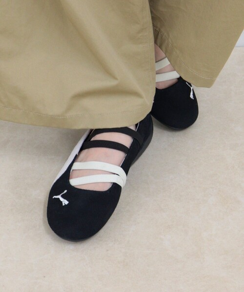 PUMA（プーマ）の「【PUMA/プーマ】SPEEDCAT BALLET SD WNS（スニーカー・レディース・ブラック/グレイッシュベージュ・24/23.5）」の3枚目の写真