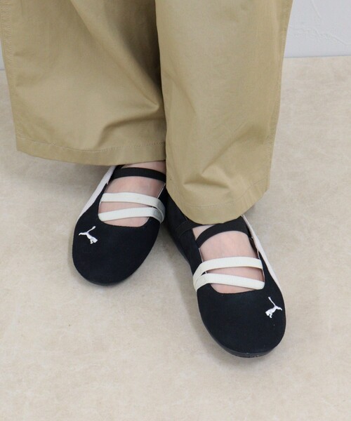 PUMA（プーマ）の「【PUMA/プーマ】SPEEDCAT BALLET SD WNS（スニーカー・レディース・ブラック/グレイッシュベージュ・24/23.5）」の4枚目の写真