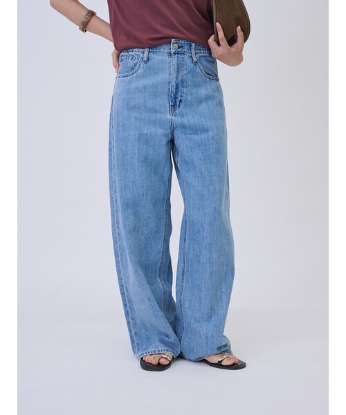 Healthy denim（ヘルシーデニム）の「【Healthy DENIM/ヘルシーデニム】 Beets / ビーツ　デニムパンツ　カーヴィーパンツ（デニムパンツ・レディース・サックスブルー・34/36/38/32）」の8枚目の写真