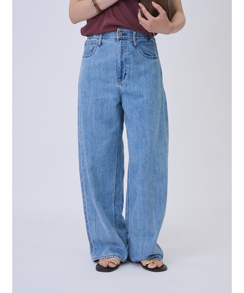 Healthy denim（ヘルシーデニム）の「【Healthy DENIM/ヘルシーデニム】 Beets / ビーツ　デニムパンツ　カーヴィーパンツ（デニムパンツ・レディース・サックスブルー・34/36/38/32）」の9枚目の写真