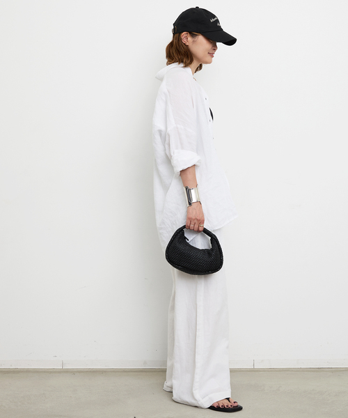 Deuxieme Classe（ドゥーズィエムクラス）の「*New Linen ワイドシャツ（シャツ/ブラウス・レディース・ホワイト・FREE）」の18枚目の写真