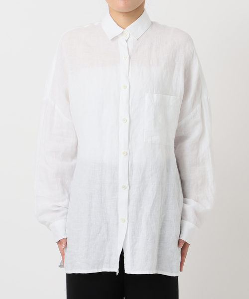 Deuxieme Classe（ドゥーズィエムクラス）の「*New Linen ワイドシャツ（シャツ/ブラウス・レディース・ホワイト・FREE）」の20枚目の写真