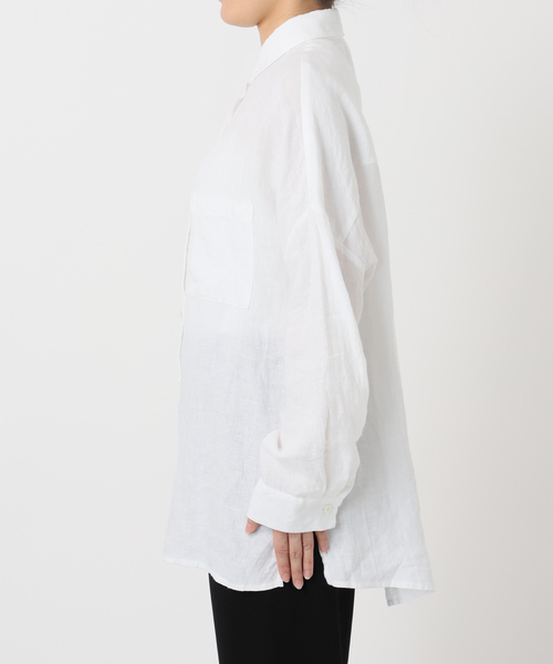 Deuxieme Classe（ドゥーズィエムクラス）の「*New Linen ワイドシャツ（シャツ/ブラウス・レディース・ホワイト・FREE）」の21枚目の写真