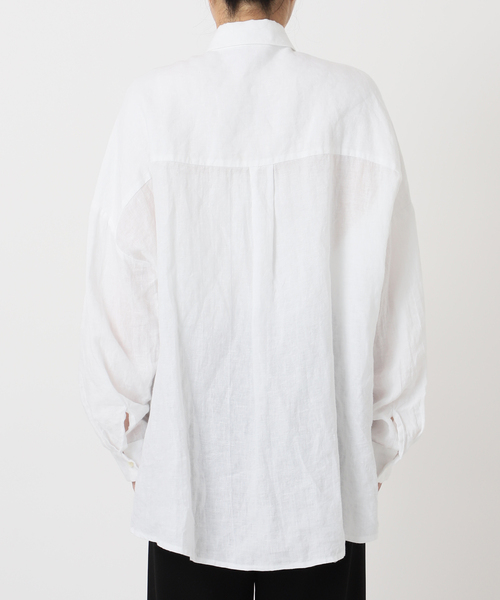 Deuxieme Classe（ドゥーズィエムクラス）の「*New Linen ワイドシャツ（シャツ/ブラウス・レディース・ホワイト・FREE）」の22枚目の写真