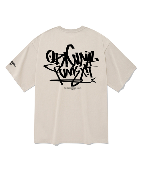 SPITXIT（スピットシット）の「スピットシット x オリジナルパンク パンクシット タギング 半袖Tシャツ 5カラー（Tシャツ/カットソー・メンズ・ベージュ/グレー/ネイビー/ホワイト/ブラック・SMALL/X-LARGE/MEDIUM/LARGE）」の4枚目の写真