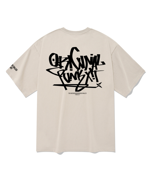 SPITXIT（スピットシット）の「スピットシット x オリジナルパンク パンクシット タギング 半袖Tシャツ 5カラー（Tシャツ/カットソー・メンズ・ベージュ/グレー/ネイビー/ホワイト/ブラック・SMALL/X-LARGE/MEDIUM/LARGE）」の10枚目の写真
