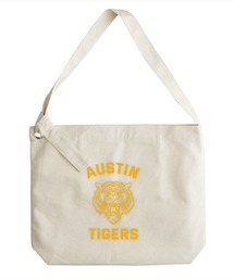 Ol' Basics(オール・ベーシックス) ショルダーバッグ キャンバス タイガーイラスト カレッジ ロゴ プリント 鞄 BAG アメカジ メンズ レディース ユニセックス