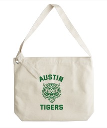 Ol' Basics（オール・ベーシックス） ショルダーバッグ キャンバス タイガーイラスト カレッジ ロゴ プリント 鞄 BAG アメカジ メンズ レディース ユニセックス