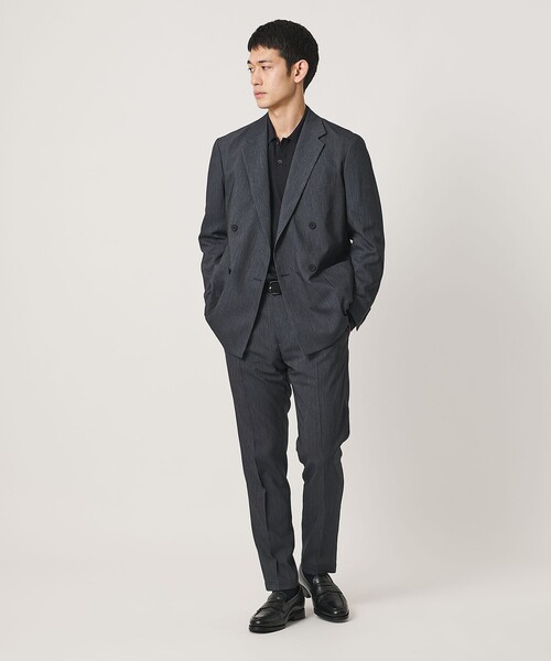 UNITED ARROWS(ユナイテッドアローズ)の「テックデニム ダブル 4ボタン テーラードジャケット UA COZY ウォッシャブル ヨコストレッチ(テーラードジャケット・メンズ・ネイビー・M/L/XXL/XL/S)」の5枚目の写真