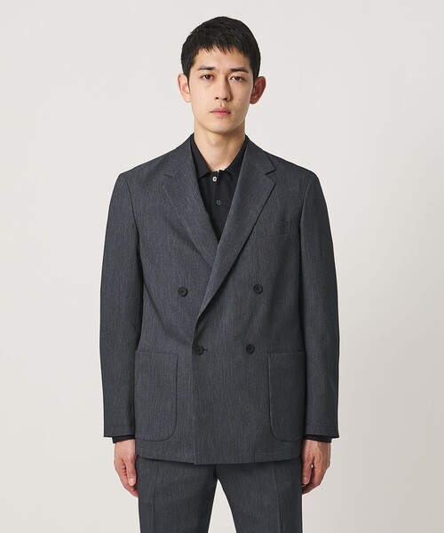 UNITED ARROWS(ユナイテッドアローズ)の「テックデニム ダブル 4ボタン テーラードジャケット UA COZY ウォッシャブル ヨコストレッチ(テーラードジャケット・メンズ・ネイビー・M/L/XXL/XL/S)」の6枚目の写真