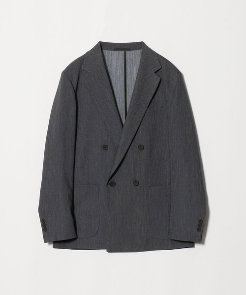 UNITED ARROWS(ユナイテッドアローズ)の「テックデニム ダブル 4ボタン テーラードジャケット UA COZY ウォッシャブル ヨコストレッチ(テーラードジャケット・メンズ・ネイビー・M/L/XXL/XL/S)」の1枚目の写真