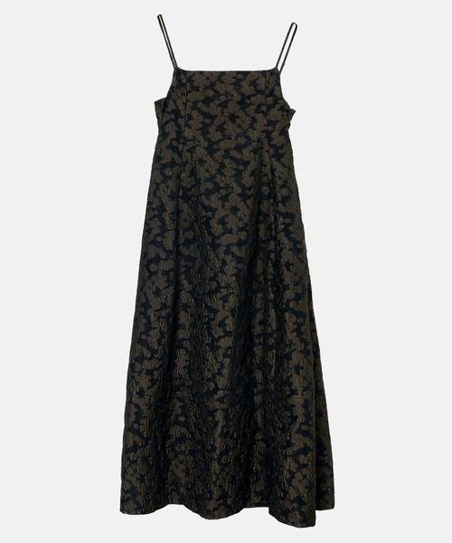 LE CIEL BLEU(ルシェルブルー)の「ボリューミナスジャカードキャミドレス / Voluminous Jacquard Cami Dress(ワンピース・レディース・カーキ・36/38)」の9枚目の写真