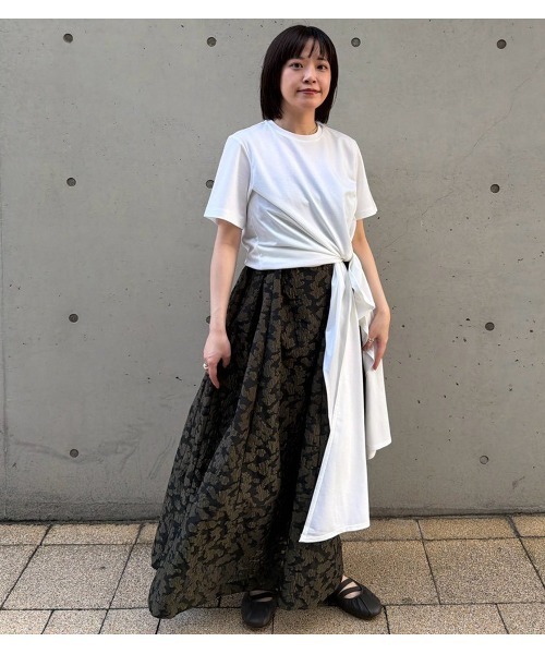 LE CIEL BLEU(ルシェルブルー)の「ボリューミナスジャカードキャミドレス / Voluminous Jacquard Cami Dress(ワンピース・レディース・カーキ・36/38)」の16枚目の写真