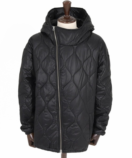 ANGENEHM(アンゲネーム)の「mj11785-Wave Quilted Zip Hooded Coat キルトナイロンフーディージャケット(AG07-012acg)(ナイロンジャケット・メンズ・ダークブルー/ブラック/カーキ/グレイッシュベージュ・S/M/L)」の14枚目の写真