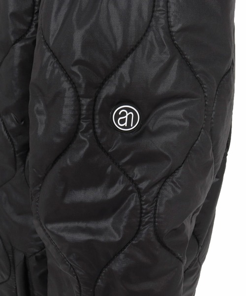 ANGENEHM(アンゲネーム)の「mj11785-Wave Quilted Zip Hooded Coat キルトナイロンフーディージャケット(AG07-012acg)(ナイロンジャケット・メンズ・ダークブルー/ブラック/カーキ/グレイッシュベージュ・S/M/L)」の8枚目の写真