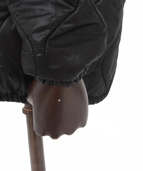 ANGENEHM(アンゲネーム)の「mj11785-Wave Quilted Zip Hooded Coat キルトナイロンフーディージャケット(AG07-012acg)(ナイロンジャケット・メンズ・ダークブルー/ブラック/カーキ/グレイッシュベージュ・S/M/L)」の9枚目の写真