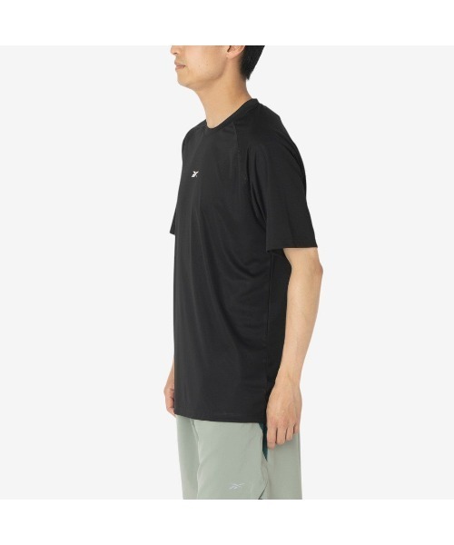 Reebok（リーボック）の「チーム Tシャツ（Tシャツ/カットソー・メンズ・ブラック・X-LARGE/LARGE/MEDIUM/SMALL）」の2枚目の写真