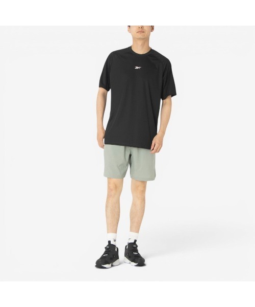 Reebok（リーボック）の「チーム Tシャツ（Tシャツ/カットソー・メンズ・ブラック・X-LARGE/LARGE/MEDIUM/SMALL）」の4枚目の写真
