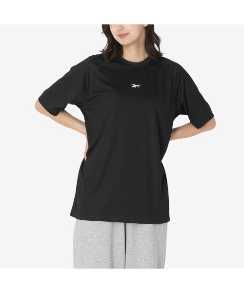 Reebok（リーボック）の「チーム Tシャツ（Tシャツ/カットソー・メンズ・ブラック・X-LARGE/LARGE/MEDIUM/SMALL）」の5枚目の写真