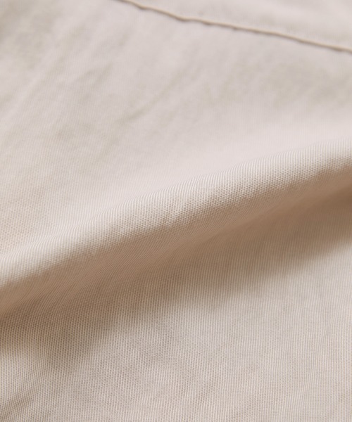 le cercle ADAM ET ROPE'（ルセルクルアダムエロペ）の「開襟シャツジャケット（シャツ/ブラウス・レディース・キナリ/ブラック/ベージュ・FREE）」の20枚目の写真