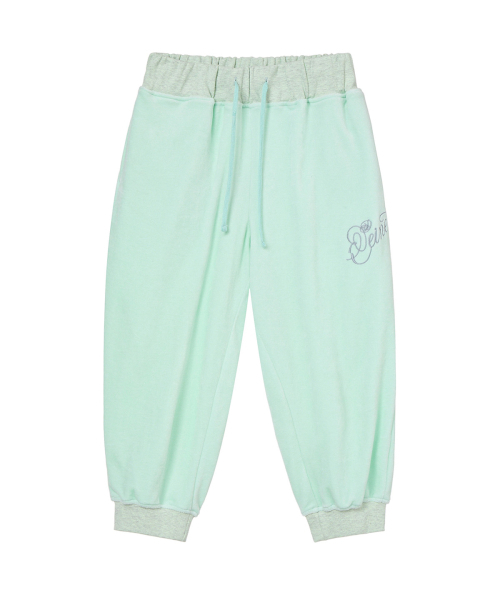 DEINET(ダイニット)の「ROSE TYPO CAPRI JOGGER PANTS IN MINT(その他パンツ・レディース・その他・FREE)」の2枚目の写真