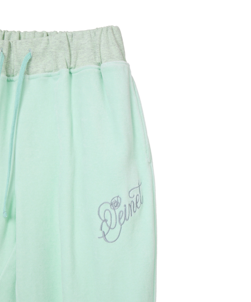 DEINET(ダイニット)の「ROSE TYPO CAPRI JOGGER PANTS IN MINT(その他パンツ・レディース・その他・FREE)」の5枚目の写真
