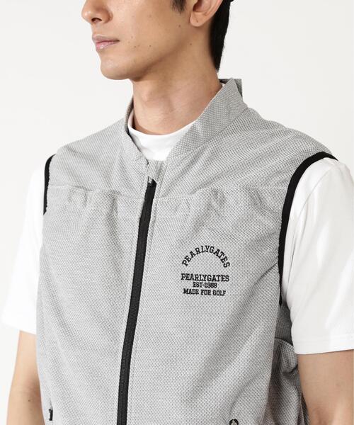 PEARLY GATES（パーリーゲイツ）の「【PEARLY GATES】メッシュファンベスト（ベスト・メンズ・グレー系その他/ネイビー・X-LARGE/LARGE/MEDIUM）」の9枚目の写真