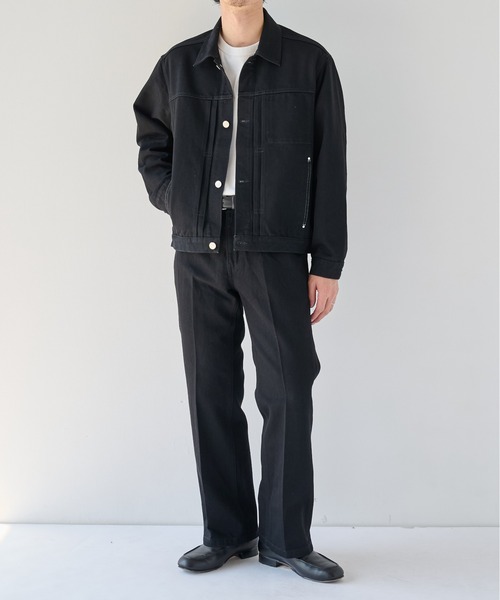 PUBLIC TOKYO（パブリックトウキョウ）の「【2026秋新作】 PUBLIC DENIM セミフレア（デニムパンツ・メンズ・ブラック/ダークインディゴブルー・1/2/3）」の5枚目の写真
