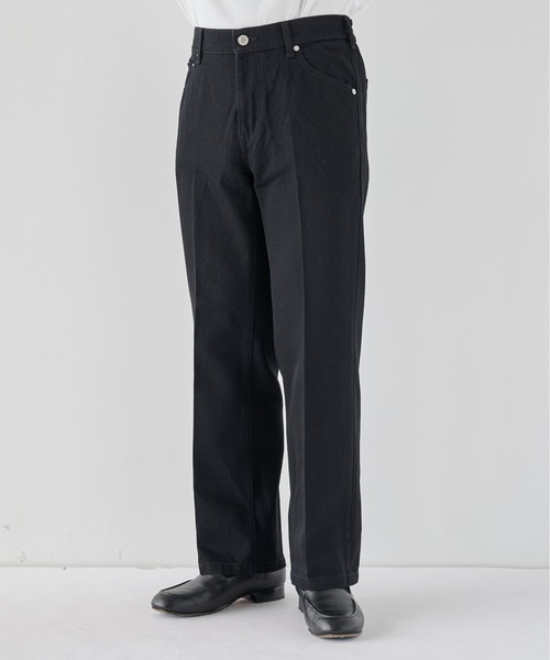 PUBLIC TOKYO（パブリックトウキョウ）の「【2026秋新作】 PUBLIC DENIM セミフレア（デニムパンツ・メンズ・ブラック/ダークインディゴブルー・1/2/3）」の7枚目の写真