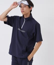 HyperHelixメッシュ 半袖ハーフジップカットソー
