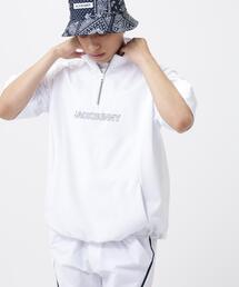 HyperHelixメッシュ 半袖ハーフジップカットソー