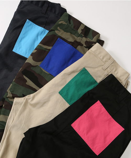 SOPHNET.（ソフネット）の「WIDE TAPERED COLOR POCKET  CHINO（その他パンツ・メンズ・ブラック/グレー系カモフラージュ/ベージュ/ネイビー・SMALL/LARGE/MEDIUM）」の10枚目の写真