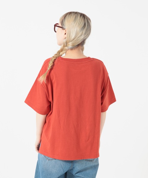 HEART MARKET(ハートマーケット)の「MIAMIワイドなプリントT(Tシャツ/カットソー・レディース・イエロー/ナチュラル/チャコール/レッド・MEDIUM/LARGE)」の18枚目の写真