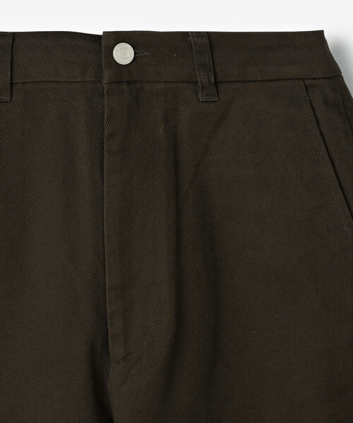 ORCIVAL（オーシバル）の「ORCIVAL | コットンドライツイル ワイドカーブパンツ WOMEN（その他パンツ・レディース・ベージュ/ダークブラウン・2/1）」の5枚目の写真