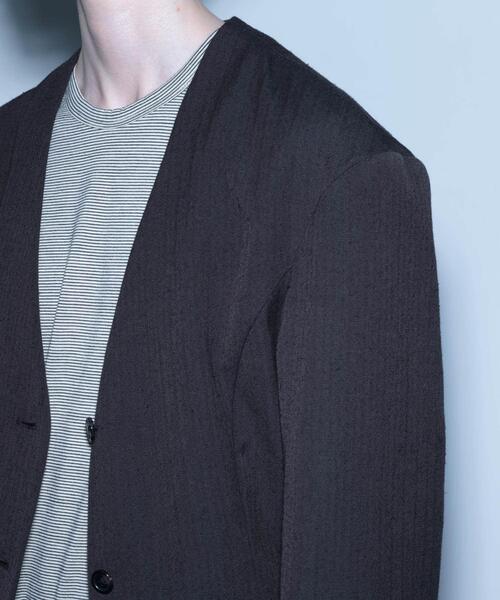 URBAN RESEARCH(アーバンリサーチ)の「new basic WASHABLE WOOL STRUCT TOPS(Tシャツ/カットソー・レディース・ホワイト系その他/チャコールグレー/ブラック系その他・FREE)」の4枚目の写真