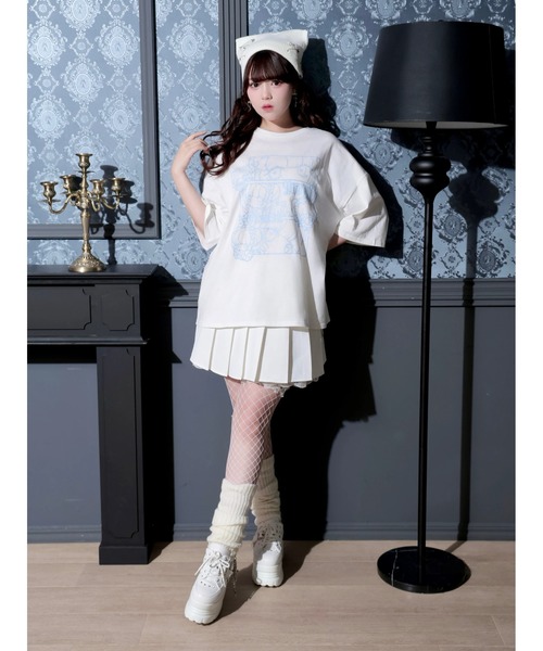 NOEMIE(ノエミー)の「ロンリードール3コマTシャツ(Tシャツ/カットソー・レディース・ピンク/ブラック/サックスブルー・M)」の8枚目の写真