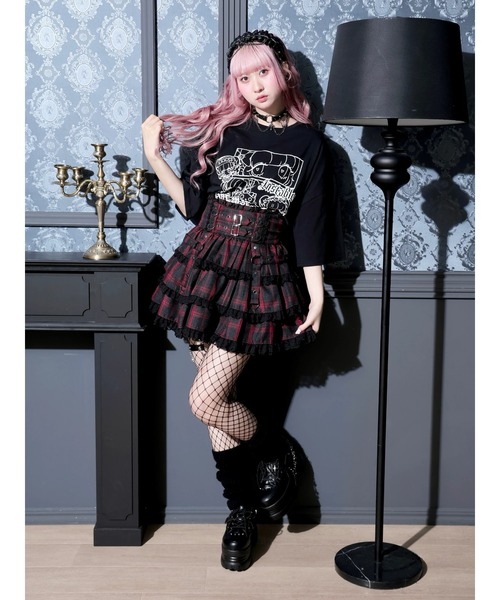 NOEMIE(ノエミー)の「ロンリードール3コマTシャツ(Tシャツ/カットソー・レディース・ピンク/ブラック/サックスブルー・M)」の11枚目の写真