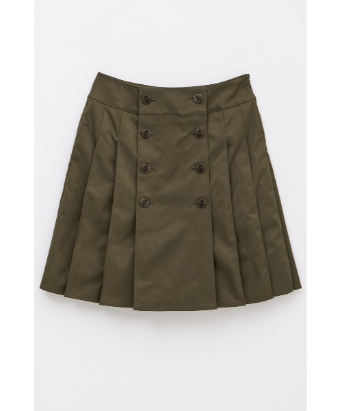 LAGUA GEM(ラグアジェム)の「DOUBLE BUTTON PLEATS スカート(スカート・レディース・ベージュ/カーキ/ブラック・X-SMALL/SMALL/MEDIUM)」の3枚目の写真