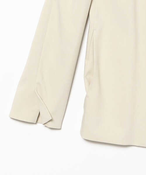 Demi-Luxe BEAMS（デミルクス ビームス）の「プレシャス ノーカラージャケット（その他アウター・レディース・カーキ/ホワイト系その他5・36/38）」の12枚目の写真