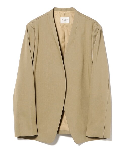 Demi-Luxe BEAMS（デミルクス ビームス）の「プレシャス ノーカラージャケット（その他アウター・レディース・カーキ/ホワイト系その他5・36/38）」の17枚目の写真