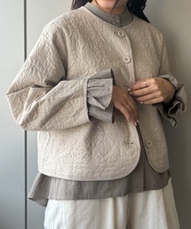 SELF+SERVICE（セルフサービス）の「【※ノベルティなし】ゆべしさんコラボキルトジャケット（その他アウター）」