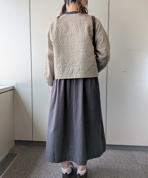 SELF+SERVICE(セルフサービス)の「【※ノベルティなし】ゆべしさんコラボキルトジャケット(その他アウター・レディース・ベージュ系その他/ブラウン系その他・M/L)」の19枚目の写真