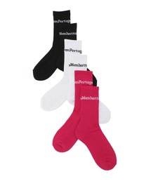 MOONBAT（ムーンバット）の「Manhattan Portage ロゴクルーソックス 3P SET（ソックス/靴下）」